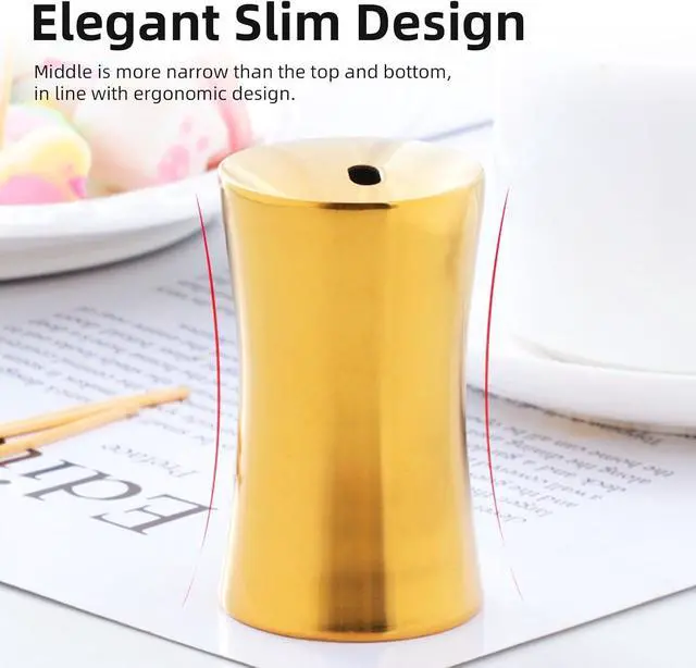 Alt view image 5 of 7 - DOCBLACK Toothpick Holder Dispenser, Stainless Steel Toothpick Dispenser for Home Restaurant Kitchen Supplies (Iridescent)