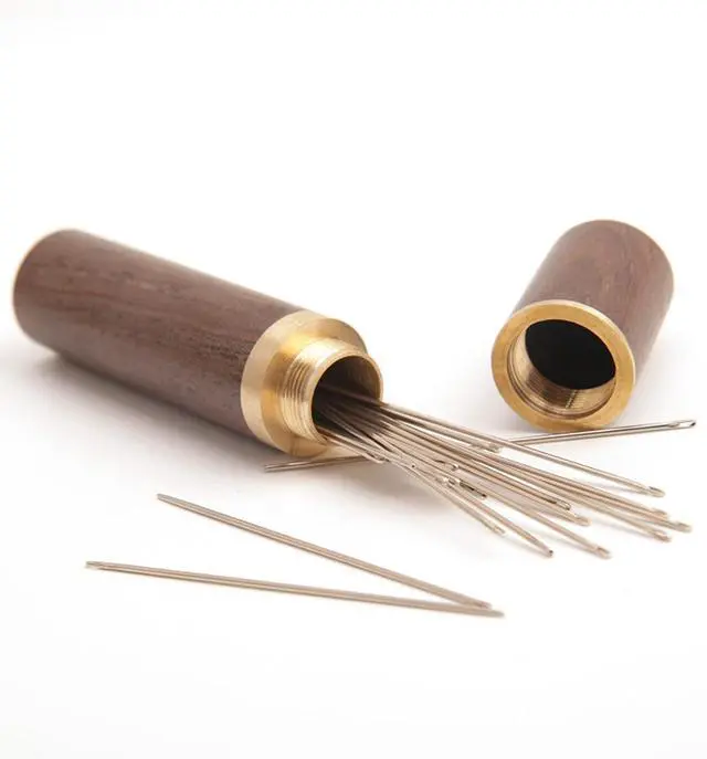 Alt view image 5 of 7 - Zittop Portable Wood Toothpick Holder Mini Toothpick box Pocket Toothpick Holder (Light Brown)