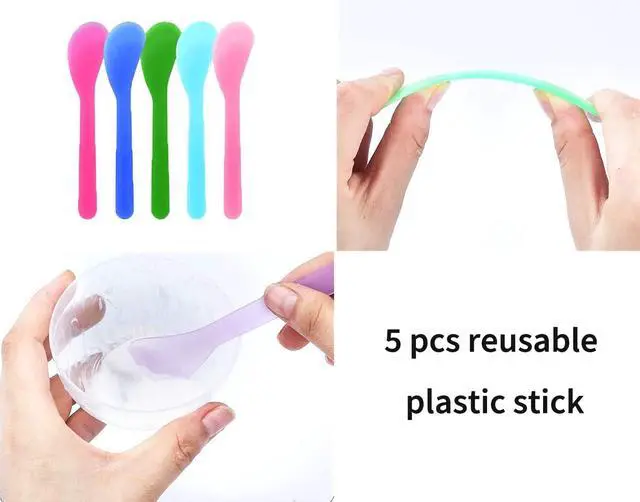 Alt view image 3 of 7 - 10 Pcs 100ml Silicone Measuring Cups, Nonstick Mixing Cups for Resin Molds, DIY Crafts