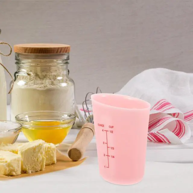 Alt view image 2 of 7 - 2pcs Silicone Measuring Cup Resin Epoxy Mixing Cups Silicone Cup Baking Graduated Double Scale Flexible Measuring for Baking Resin
