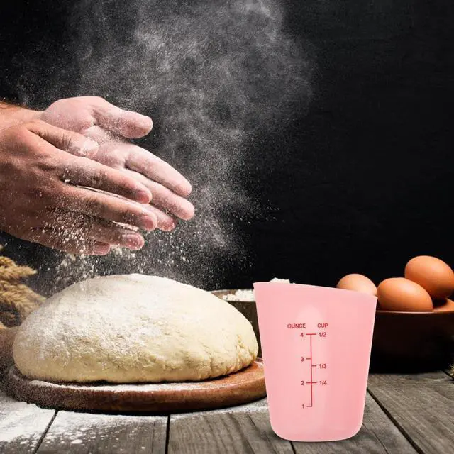 Alt view image 3 of 7 - 2pcs Silicone Measuring Cup Resin Epoxy Mixing Cups Silicone Cup Baking Graduated Double Scale Flexible Measuring for Baking Resin