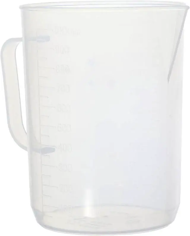 Main image of Large Resin Mixing Cups,1000ml Silicone Plastic Liquid Measuring Cups for ResinPlastic cup 1000ml