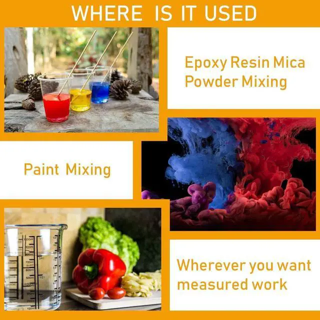 Alt view image 7 of 7 - CANOPUS Mixing Cups for Epoxy and Resin, Measuring Cups, Graduated Paint Mixing Cups, Plastic Mixing Cups for Automotive and Art Projects, 20 ounce (1 Pint), 600 cc (Pack of 25)