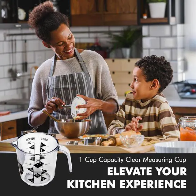 Alt view image 5 of 7 - Chef Craft Select Plastic Measuring Cup, 1 Cup Capacity, Clear
