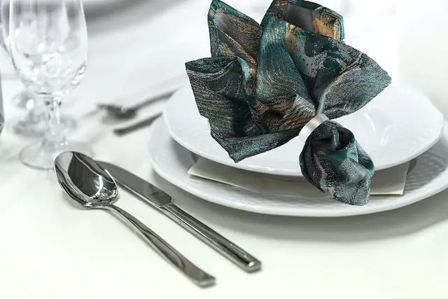 Alt view image 6 of 6 - Silvery Napkin Rings-10 Pcs Stainless Steel Napkin Rings | Metal Napkin Ring for Table Settings Wedding Christmas Party Dinner Table