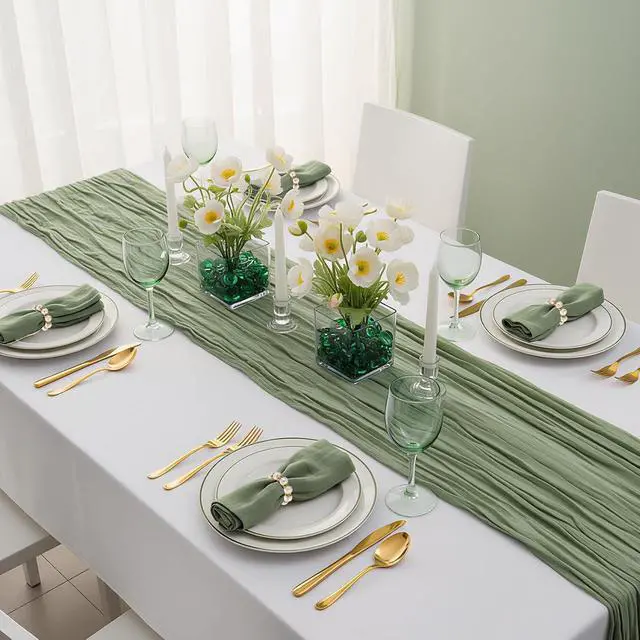 Alt view image 4 of 7 - Suream 1.6 Inch Napkin Rings, Table Napkin Holder for Wedding Party Birthday Banquet Table Decor(Set of 15, White and Gold)