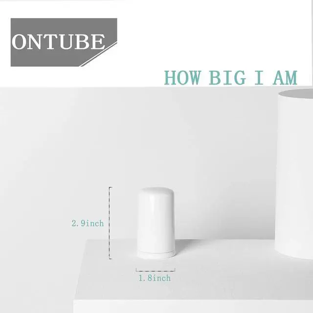 Alt view image 2 of 5 - ONTUBE Ceramic Toothpick Holder with Lid, White, Set of 2 | Toothpick Dispenser, For Home, Easy To Clean