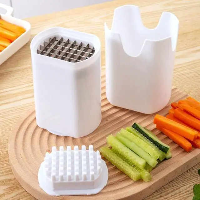 Alt view image 5 of 7 - Cucumber Slicer, Strawberry Slicer, Carrot Cutter, Patoto Cutter, Multi-Function Fruit And Vegetable Slicer, Fruit Dipenser