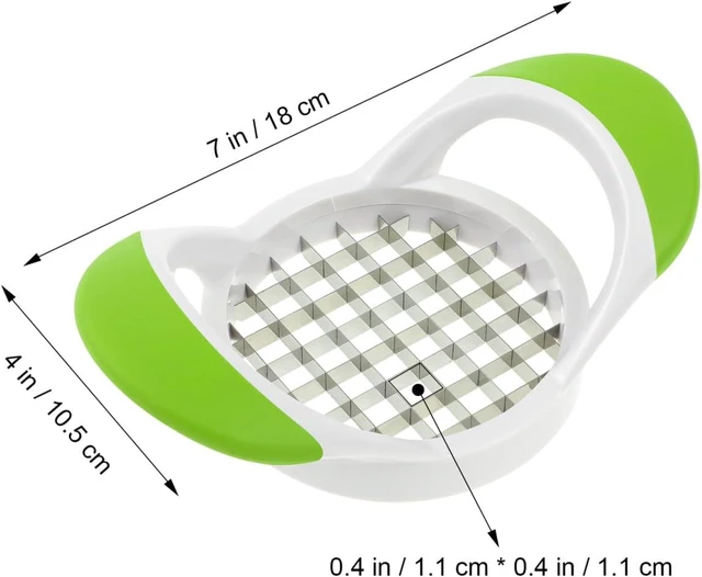 Alt view image 2 of 7 - DOITOOL Stainless Steel Potato Slicer, Potato Cutting Device with Easy Grip Handle, Multi- French Fry Cutter Fruit Slicer