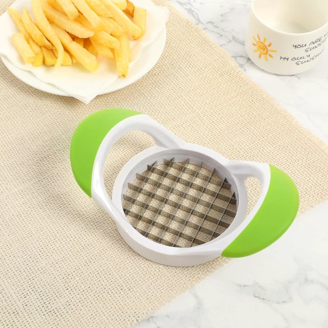 Alt view image 5 of 7 - DOITOOL Stainless Steel Potato Slicer, Potato Cutting Device with Easy Grip Handle, Multi- French Fry Cutter Fruit Slicer