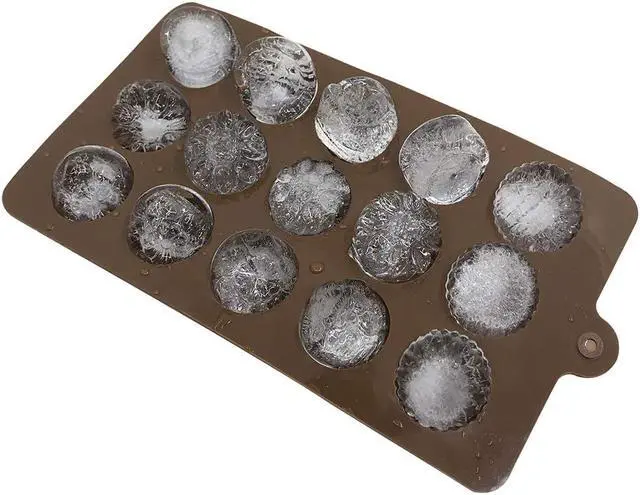 Alt view image 7 of 7 - 4 Pack Flower Shape Silicone Molds Chocolate Candy Mold, DanziX Silicone Mold for Christmas,Wedding,Festival, Parties, DIY Enthusiasts-15 Cavity