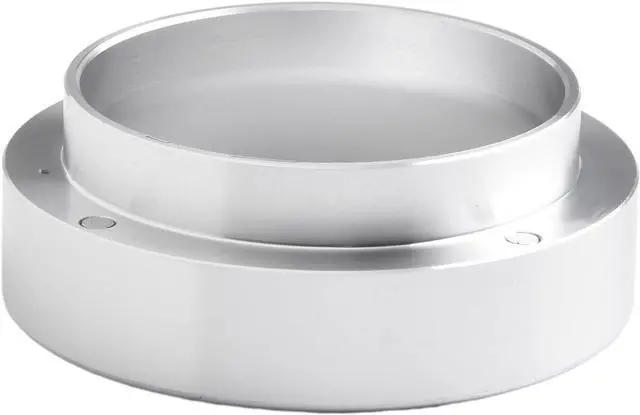 Alt view image 6 of 7 - 49mm Espresso Dosing Funnel, Aluminum Coffee Powder Dosing Funnel with, Handmade Coffee Maker Replacement Accessories(Silver)