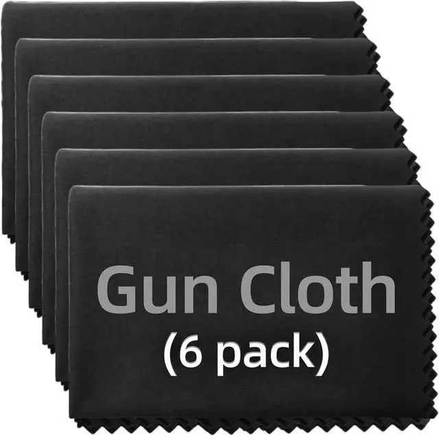 Main image of 6/12 Pack Microfiber Gun Cleaning Cloth, 12"x12" Lint Free Gun Cleaning Rags