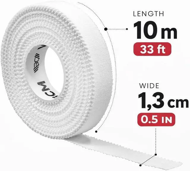 Alt view image 2 of 7 - WARM BODY COLD MIND Athletic Finger Tape - 0.5inch x 33ft - Sport Tape for Fingers, Strong Hand Wrap for Crossfit, Weightlifting, Jiu Jitsu, Rock Climbing