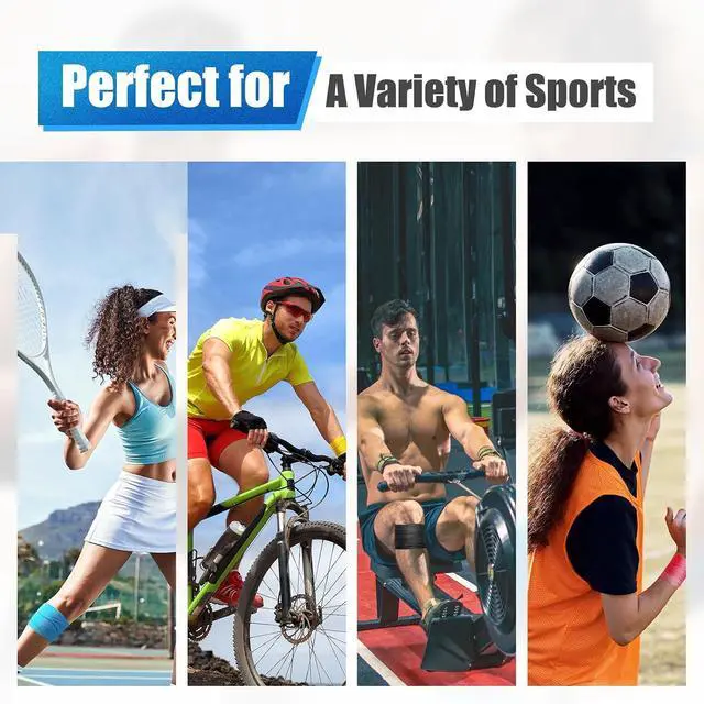 Alt view image 7 of 7 - 8-Pack Pre Wrap Prewrap Athletic Tape, 8 Colors Athletic Wrap Sports Wrap | Multi Color Foam Pre-Wrap for Hair, Ankle, Wrist & Headband, Premium Soccer Gymnastics Football Underwrap Tape