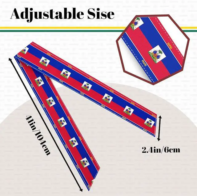 Alt view image 2 of 6 - Tie Headbands for Men Women,Pattern Gymwrap,Gym Workout Adjustable Non-Slip Sweatbands for Running,40 X 2.4In