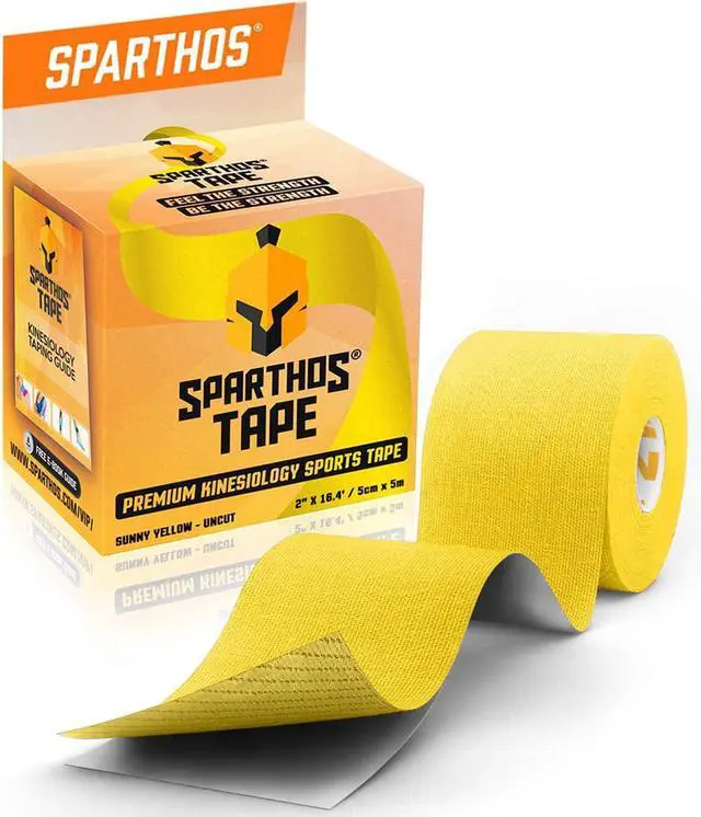 Main image of Sparthos Kinesiology Tape Roll - Uncut KT Sports Kinesio K Tape | Waterproof, latex-free cotton, cuts to any size strips, muscle & joint support, sports recovery, physical therapy