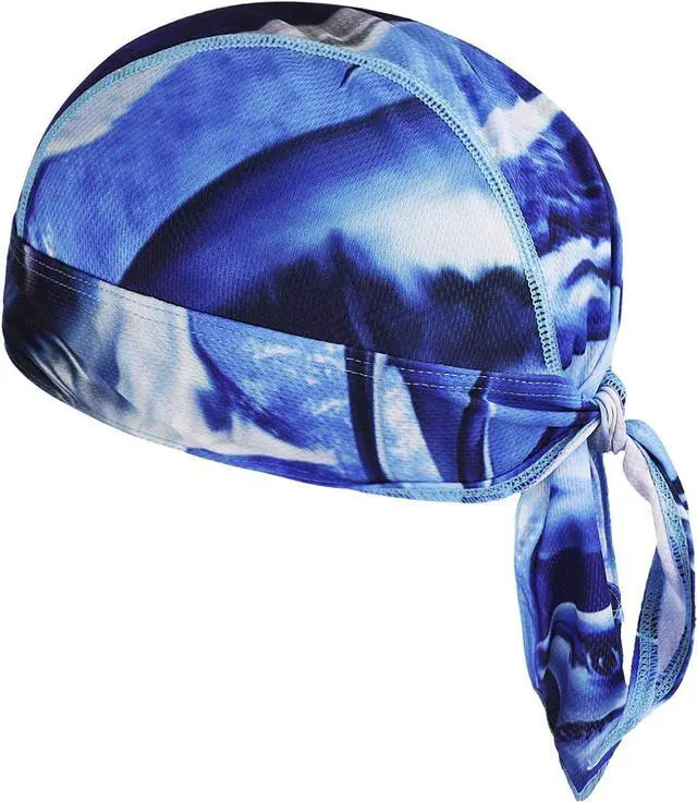 Main image of PURFUN Men Women Breathable Cycling Bandana Headscarf Adjustable Sweat Wicking Quick Dry Mesh Head Scarf Wrap Liner Skull Cap