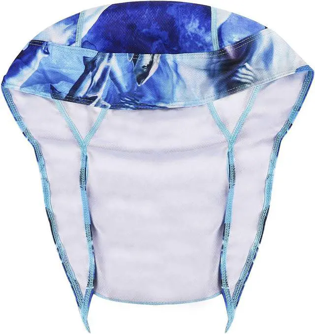 Alt view image 3 of 3 - PURFUN Men Women Breathable Cycling Bandana Headscarf Adjustable Sweat Wicking Quick Dry Mesh Head Scarf Wrap Liner Skull Cap