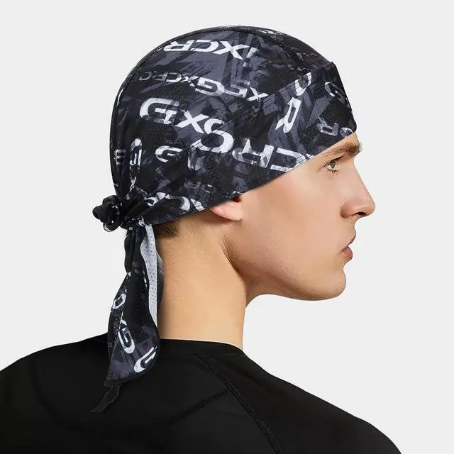 Alt view image 6 of 7 - GXCROR Sports Bandanas Cap Skull Caps for Men Breathable Women Skull Cap Helmet Liner