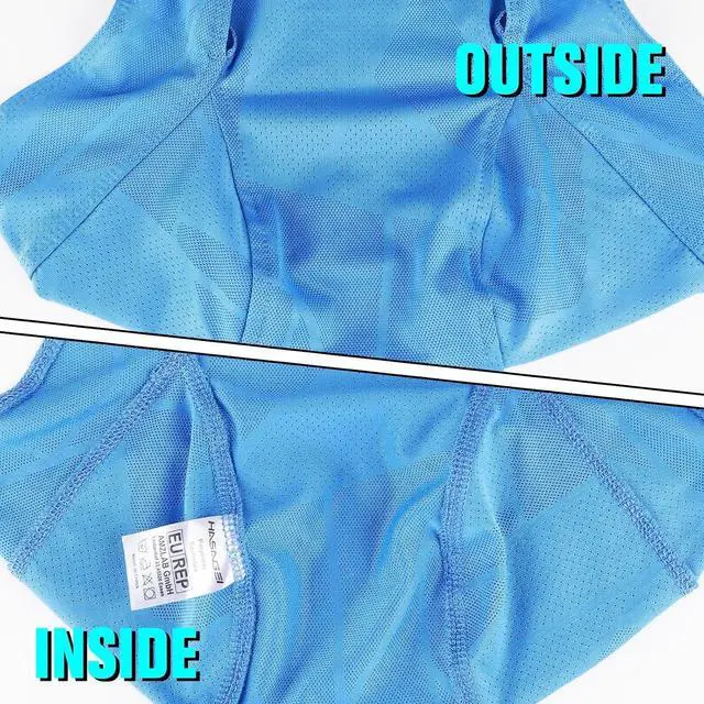 Alt view image 3 of 7 - HASAGEI Cooling Do Rags Skull Caps for Men Breathable Sports Bandana Cap Durag Sweat-Wicking Helmet Liner UV Protection