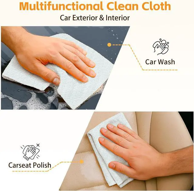 Alt view image 7 of 7 - Viraelive Microfiber Cleaning Cloth Roll, 50 Pack, Green Wave, 12"x12" | Tear-Away Towel Roll, Reusable Paper Towel Alternative, Microfiber Rags for Kitchen, Pet, Dust, Car & Office Cleaning