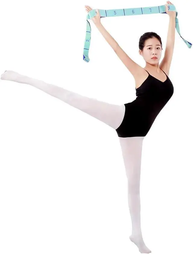 Alt view image 6 of 7 - 11 Loops Stretch band - Yoga, Pilates, Ballet, and Physical Therapy Stretching strap for Flexibility, Leg Stretching, and Exercise - Durable Stretching equipment for Dance and Fitness