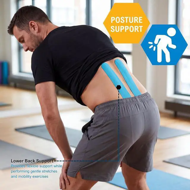 Alt view image 7 of 7 - MED PRIDE Kinesiology Tape Roll 2 in x 16.4 ft,Breathable,Latex-Free,Blue