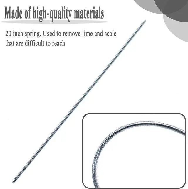 Alt view image 3 of 5 - 1188 De-Liming Spring fits for Bunn Commercial Coffee Machines 1Pcs | Reusable for Bunn Coffee Maker Cleaner, for Descaling Coffee Machines