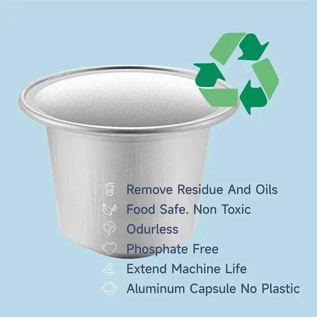 Alt view image 4 of 7 - Cleaning Capsule Compatible with Nespresso Machine, 6ct Cleaning Pods for Nespresso Originaline coffee machine, Descaling solution