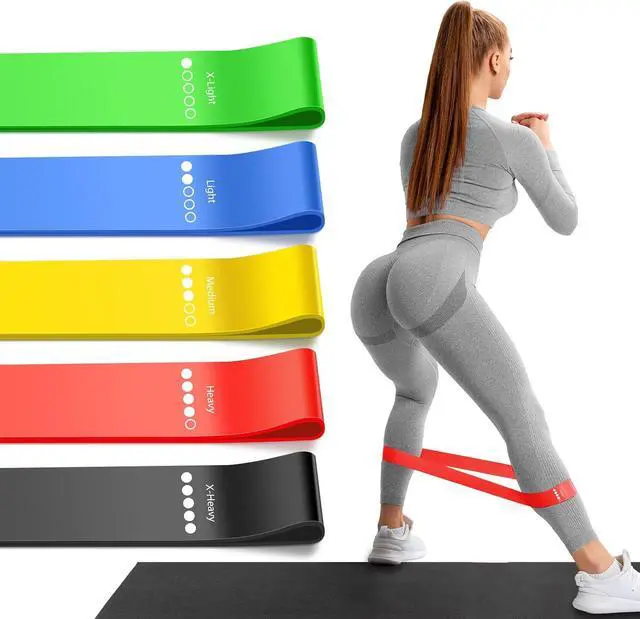 Main image of Resistance Bands for Working Out, 5 Levels Exercise Bands Set | Stretch Bands for Exercise for Women&Men, Workout Bands for Fitness, Yoga, Pilates, Physical Therapy