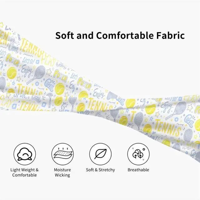 Alt view image 6 of 7 - Sports Headband Moisture Wicking Sweatband for Men Women Running Cycling Yoga Fitness Workout