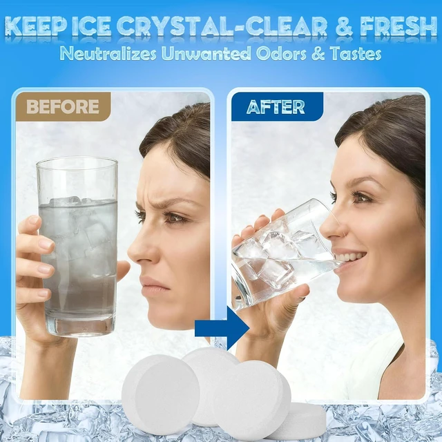 Alt view image 4 of 6 - Ice Machine Cleaner Tablets Ice Maker Cleaner & Descaler for Countertop, Nugget & Commercial Units Citric AcidBased 36 Tablets (Up to 1.5-Year Supply) Removes Limescale & Odors