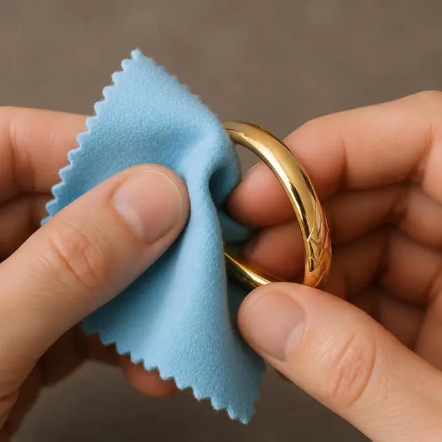 Alt view image 7 of 7 - Silver Polishing Cloth (Pack of 2) Jewellery Cleaning and Polishing Cloths for Cleaning Silver, Gold and Platinum - Restores the Shine
