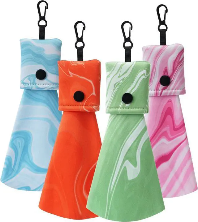 Main image of Microfiber Glasses Cleaning Cloth with Keychain Ultra Soft, 4 Pack | Portable Lens Clean Cloth, For Eyeglass & Sunglass, For Camera Lenses, For Electronics & Jewelry