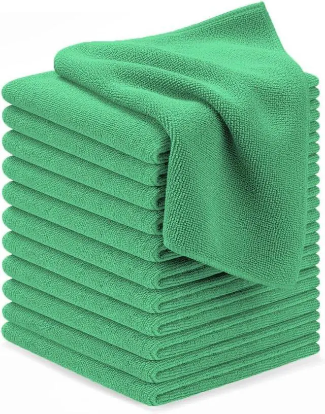 Main image of Avalon Towels Microfiber Cleaning Cloths (Value Pack of 12) - Size 12 x 12 Inches, Highly Absorbent Cleaning Rags, Lint Free, Reusable and Washable, Microfiber Towels for Cars