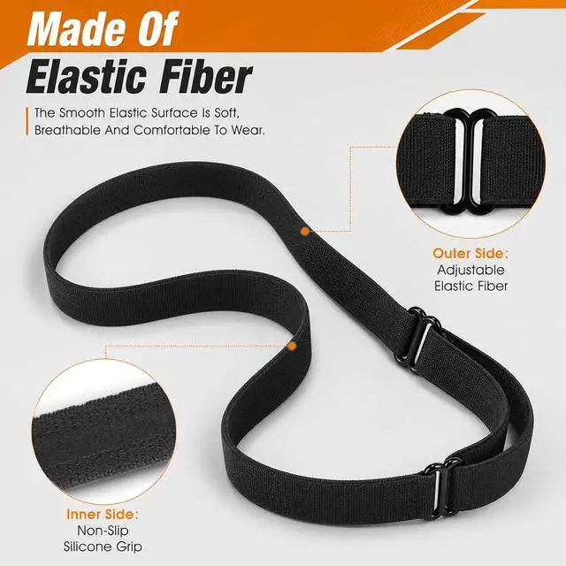 Alt view image 6 of 7 - WLLHYF 4 Pieces Elastic Sport Headbands Non-Slip Running Sweat Bands Mini Football Hairbands Adjustable Yoga Headwear for Women Men Outdoor Exercise Accessories