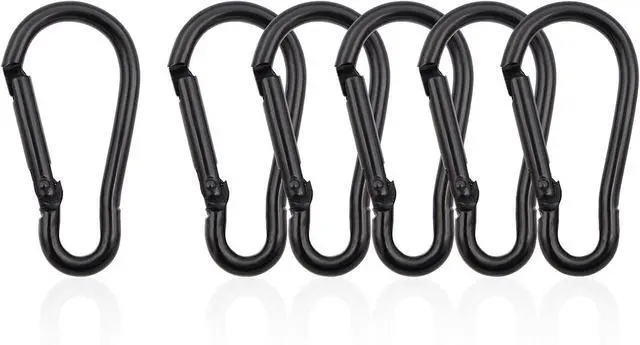 Main image of 3KG Lightweight Aluminum Alloy Keychain Hook - Pear Shaped Spring Clip for Keys, Small Pets & Everyday Carry
