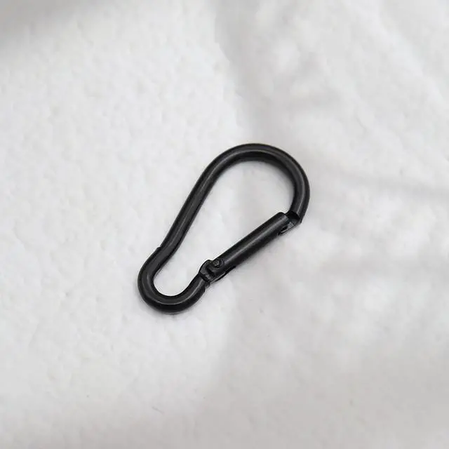 Alt view image 2 of 6 - 3KG Lightweight Aluminum Alloy Keychain Hook - Pear Shaped Spring Clip for Keys, Small Pets & Everyday Carry