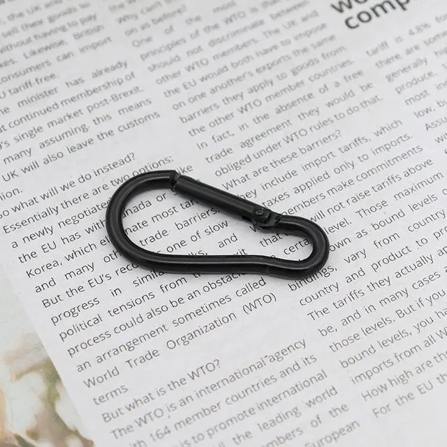 Alt view image 4 of 6 - 3KG Lightweight Aluminum Alloy Keychain Hook - Pear Shaped Spring Clip for Keys, Small Pets & Everyday Carry