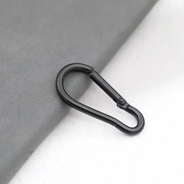 Alt view image 5 of 6 - 3KG Lightweight Aluminum Alloy Keychain Hook - Pear Shaped Spring Clip for Keys, Small Pets & Everyday Carry