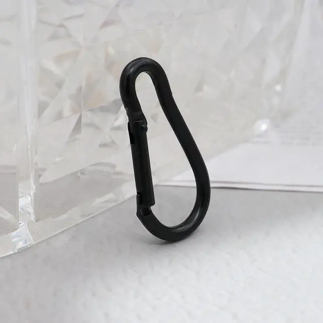 Alt view image 6 of 6 - 3KG Lightweight Aluminum Alloy Keychain Hook - Pear Shaped Spring Clip for Keys, Small Pets & Everyday Carry