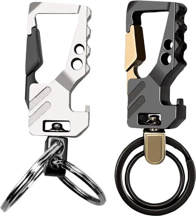 Main image of 2pcs Keychains, Key Chains for Carabiner Keychain Car Key chain Bottle Opener Keychain for Men and Women