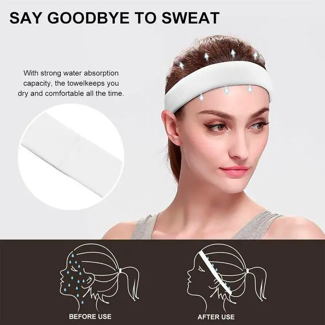 Alt view image 5 of 7 - Custom Sports Headband,Personalized Headwraps Hair Bands with Logo Image Text,Bandanas Balaclava for Man & Women