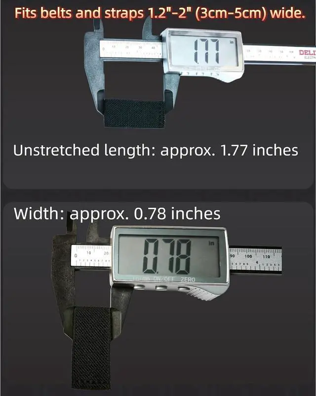 Alt view image 4 of 5 - JIFANPAUL Elastic Belt Keepers Strap Organizers, 10 Pcs, 1.5"-2" Wide | Web Belt Loop Stays, Backpack/Harness Straps Holder, Retainer Band