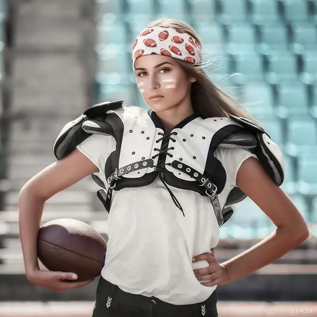 Alt view image 2 of 7 - Didder Sports Headband, Running Sweat Headband for Men Women, Head Bands Essentials Accessories Football Gameday Sweatband White