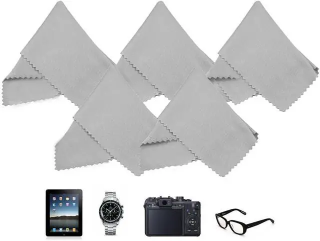 Alt view image 5 of 7 - Eco-Fused Microfiber Cleaning Cloths - 12 Pack - for Cleaning Glasses, Spectacles, Camera Lenses, iPad, Tablets, Phones, iPhone, Android Phones, Laptops, LCD Screens and Other Delicate Surfaces