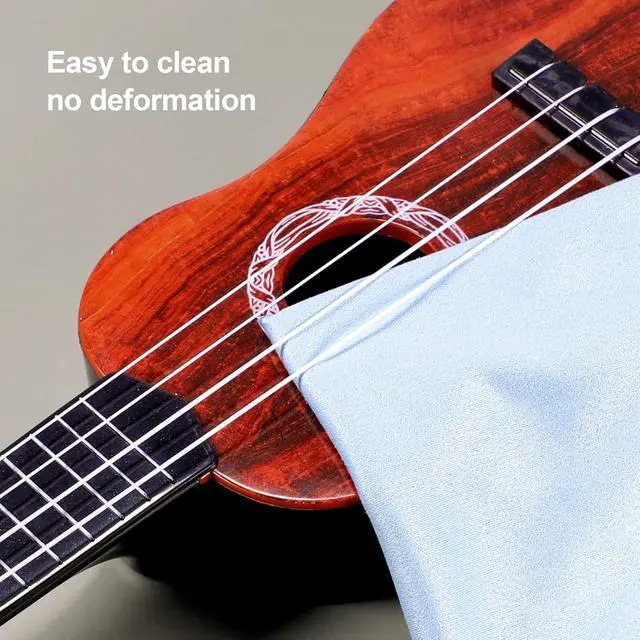 Alt view image 5 of 7 - AIEX 3pcs 11.8x11.8inch Instruments Cleaning Cloths (Blue) | Universal Soft Microfiber Clean Cloths String Instrument Polishing Cloth for Guitar Violin Piano Brass Trumpet Sax Flute
