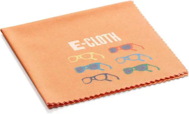 Main image of E-Cloth Eyeglasses Cleaning Cloth, Reusable & Washable - 1 Pack | Glasses Wipe, Reusable & Washable, Cleans Dirt, Fingerprints, Smudges from Lens & Frames, Use Dry or Damp