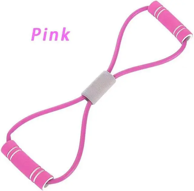 Alt view image 2 of 7 - Yoga Fitness Resistance Bands Figure-of-Eight Chest Expander Elastic Muscle Training,Gym Equipment Fitness Rubber Bands Sports Elastic Bodybuilding Training